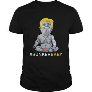 Donald Trump Bunker Baby American Flag Independence Day Shirt